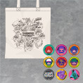 Nendoroid image for Stranger Things Nendoroid Plus T Shirt: Fireworks with Logo Design