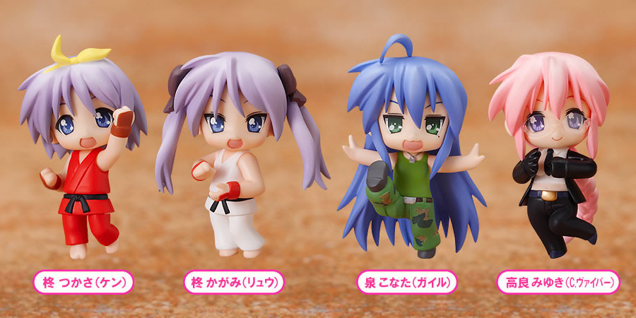 Nendoroid Petite Petite: Lucky Star X Street Fighter Set