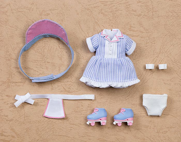 Nendoroid Doll Doll Outfit Set: Diner – Girl (Blue/Pink)