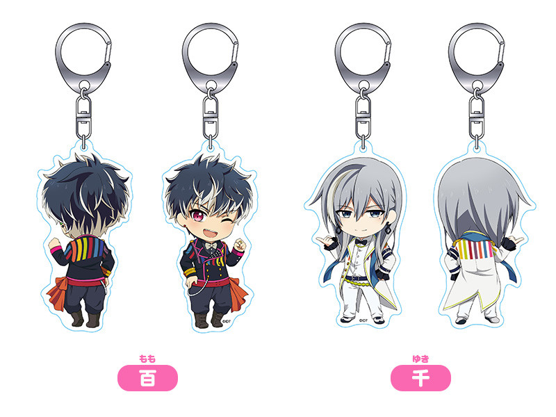 Goods, Nendoroid Plus Plus: IDOLiSH7 Acrylic Keychains (Momo / Yuki)