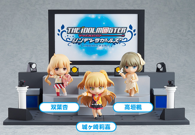 Nendoroid Petite Petite: THE IDOLM@STER CINDERELLA GIRLS – Anzu, Kaede And Rika + Live Stage Set