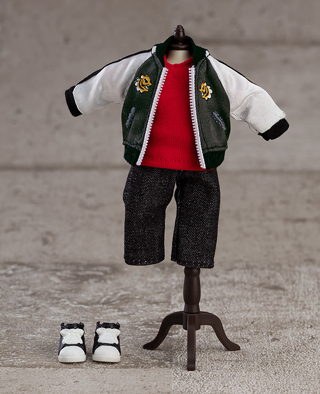 Nendoroid image for Doll: Outfit Set (Souvenir Jacket - Blue/Black/Pink)