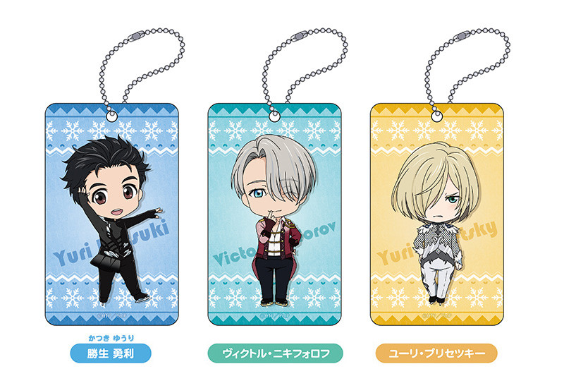 Goods, Nendoroid Plus Plus: YURI!!! On ICE Acrylic Pass Case (Yuri Katsuki / Victor Nikiforov / Yuri Plisetsky)