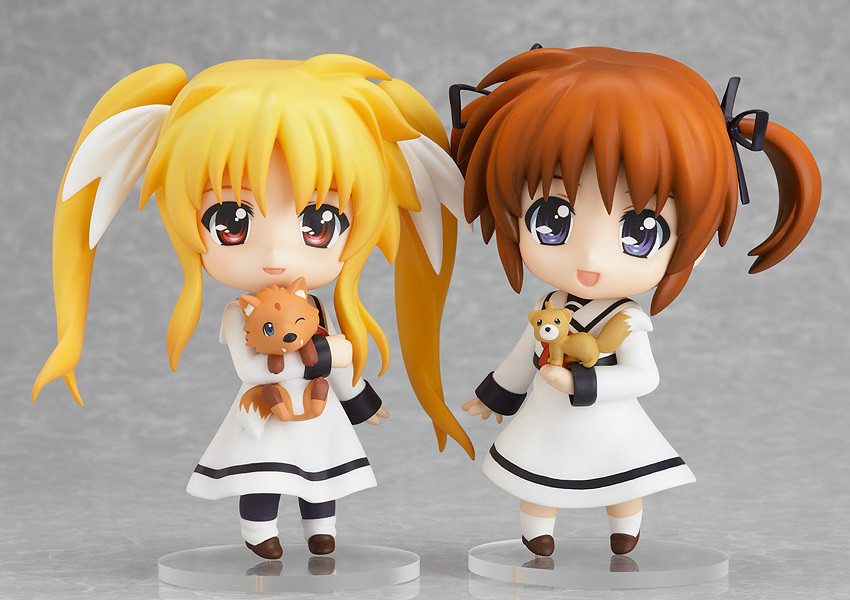 Nendoroid Nanoha Takamachi & Fate Testarossa : Seishoudai Primary School Uniform Ver. (#254)