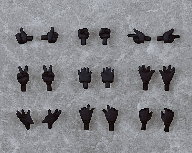 Nendoroid image for Doll: Hand Parts Set Gloves Ver. (White/Black)