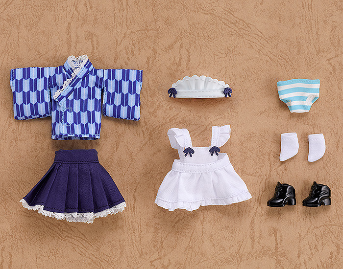 Nendoroid Doll Doll: Outfit Set (Japanese-Style Maid – Blue)