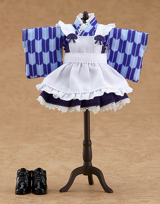 Nendoroid image for Doll: Outfit Set (Japanese-Style Maid - Blue)