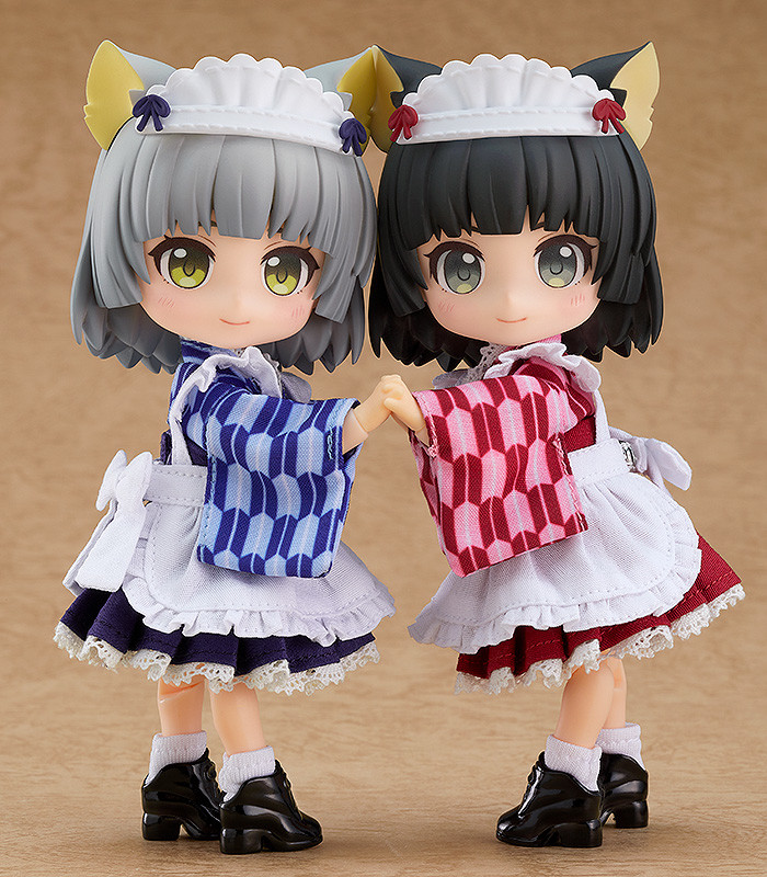 Nendoroid image for Doll: Outfit Set (Japanese-Style Maid - Blue)