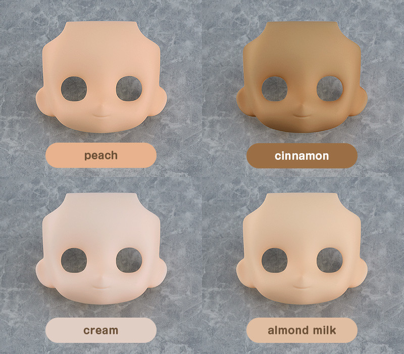 Nendoroid image for Doll Customizable Face Plate 00 (Peach/Cinnamon/Cream/Almond Milk)