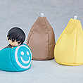Nendoroid image for Bean Bag Chair: Beige/Gray/Pink