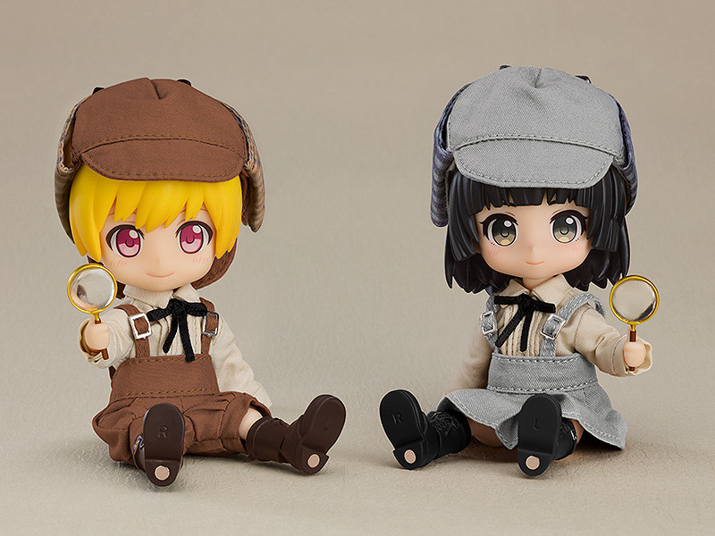 Nendoroid image for Doll Outfit Set: Detective - Girl (Gray/Brown)