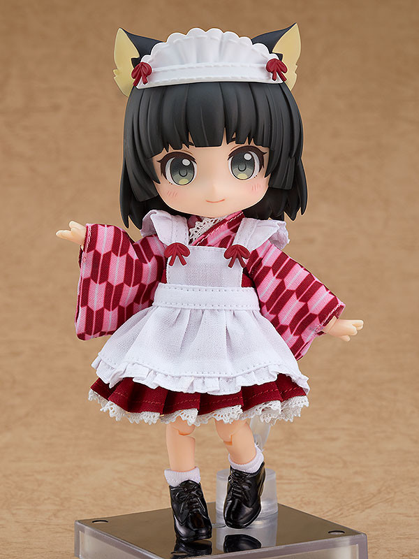 Nendoroid image for Doll: Outfit Set (Japanese-Style Maid - Pink)