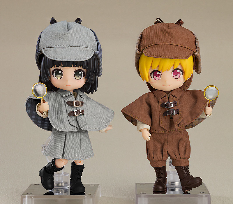 Nendoroid image for Doll Outfit Set: Detective - Boy (Gray/Brown)