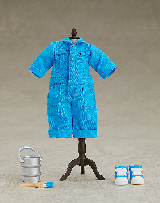 Nendoroid image for Doll: Outfit Set (Colorful Coveralls - Red/Blue/Yellow/Lime Green/Purple)