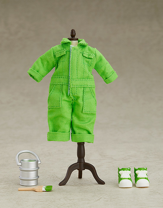 Nendoroid image for Doll: Outfit Set (Colorful Coveralls - Red/Blue/Yellow/Lime Green/Purple)
