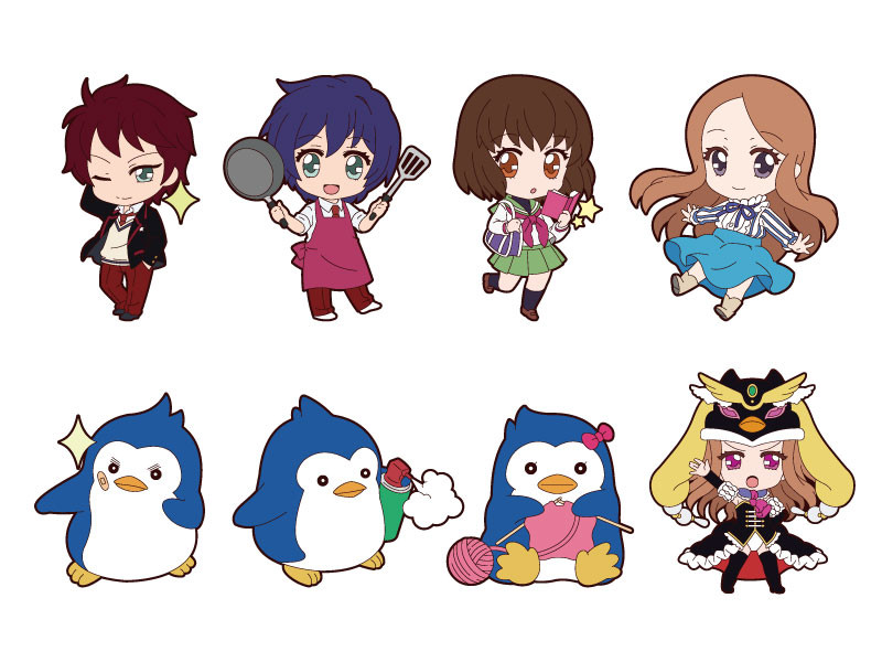 Nendoroid Plus Plus Trading Rubber Straps: Mawaru Penguindrum