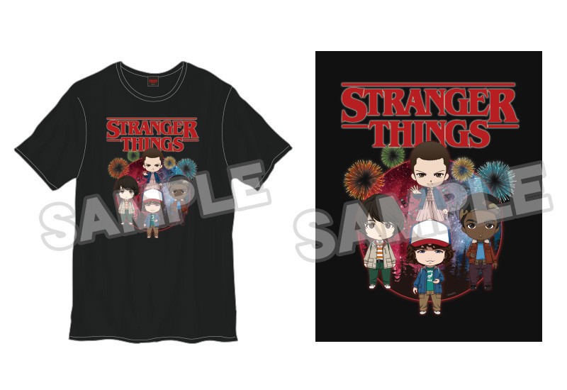 Goods, Nendoroid Plus Stranger Things Nendoroid Plus T Shirt: Fireworks With Logo Design