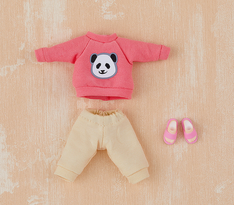 Nendoroid Doll Doll Outfit Set: Sweatshirt And Sweatpants (Pink/Light Blue)