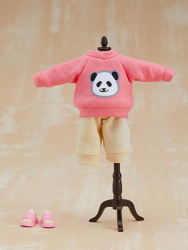 Nendoroid image for Doll Outfit Set: Sweatshirt and Sweatpants (Pink/Light Blue)