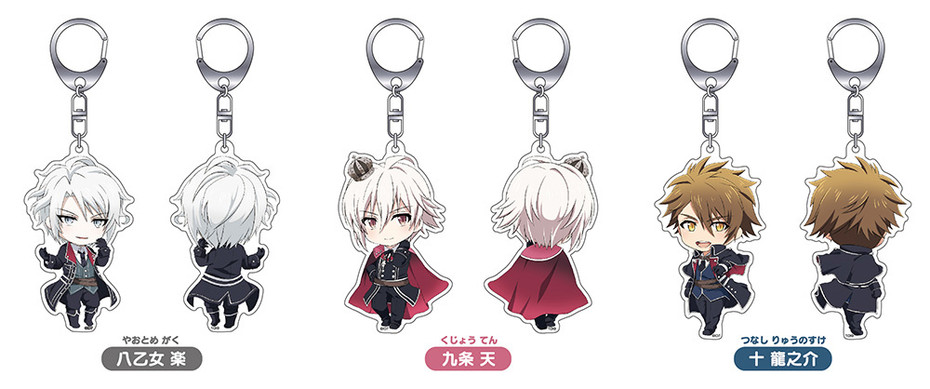 Nendoroid Plus Plus: IDOLiSH7 Collectible Acrylic Keychains(Gaku Yaotome / Tenn Kujo / Ryunosuke Tsunashi)