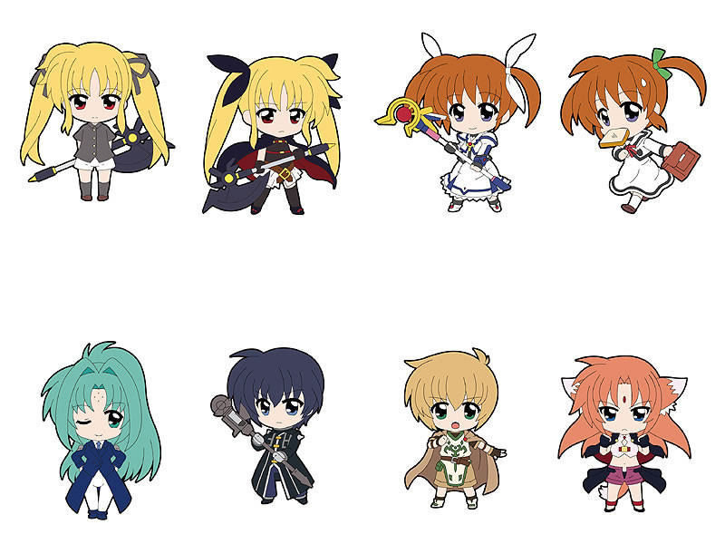 Nendoroid Plus Plus Trading Rubber Straps: Magical Girl Lyrical Nanoha The MOVIE 1st – SCENE 01